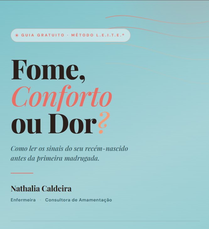 Guia Fome, Conforto ou Dor? — Nathalia Caldeira
